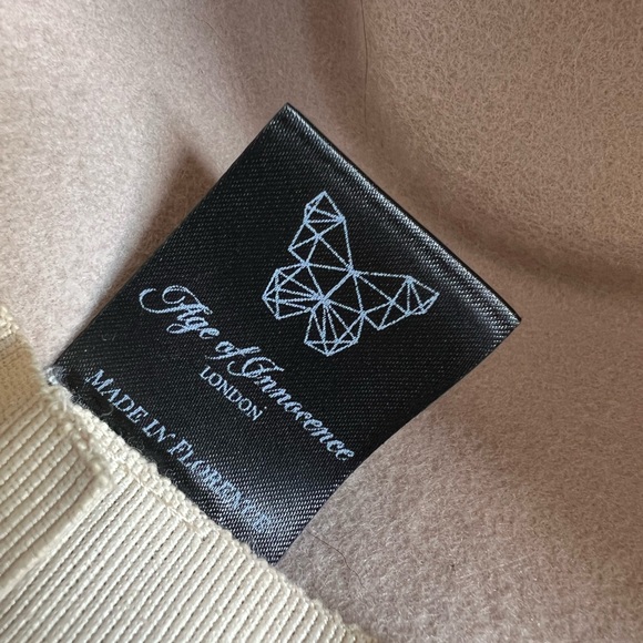 Age of innocence kids wool fedora hat  in beige - Picture 6 of 8